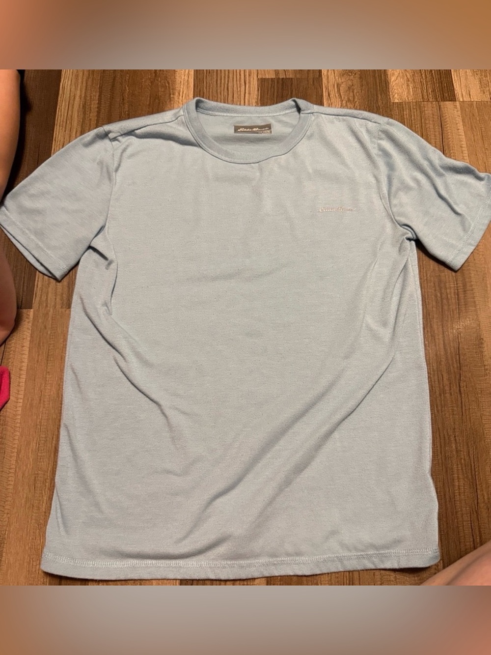Eddie Bauer boys blue shirt sleeve shirt size large